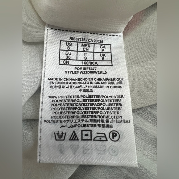 GUESS Tiered Ruffled Purple Orange Cream Summer Chiffon Mini Skirt Size Small - Picture 7 of 7